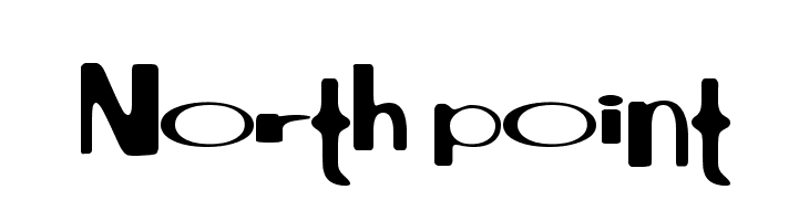 North point  Free Fonts Download