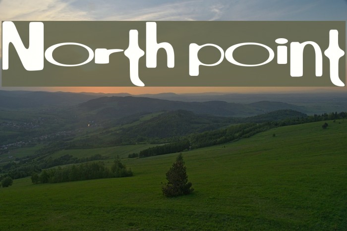 North point Font examples