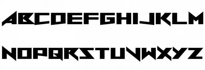 North to South Schriftart Kleinbuchstaben