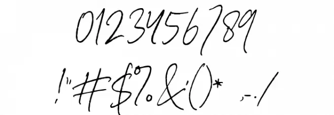 NorthAvellionDEMO Font OTHER CHARS