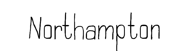 Northampton  フリーフォントのダウンロード