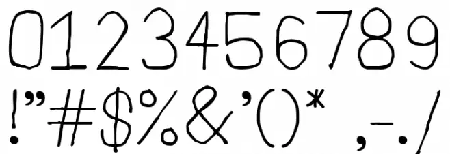 Northampton Font OTHER CHARS