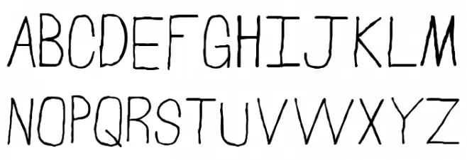 Northampton Font UPPERCASE