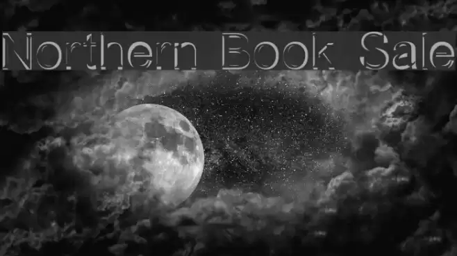 Northern Book Sale Schriftart examples