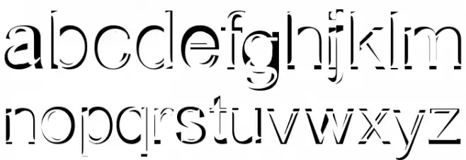 Northern Book Sale Schriftart Kleinbuchstaben