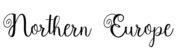 Northern Europe  font caratteri gratis