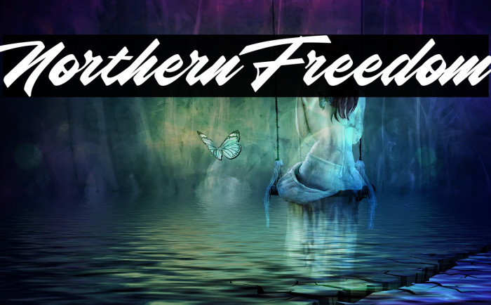 Northern Freedom Font examples