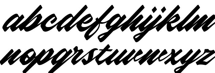 Northern Freedom Font LOWERCASE