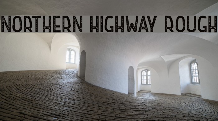 Northern Highway Rough Font examples