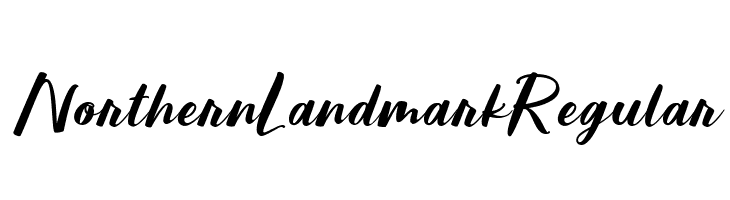 Northern Landmark Regular  Free Fonts Download