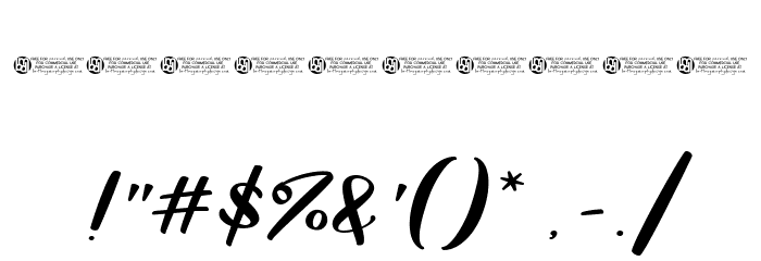 Northern Landmark Regular Font OTHER CHARS