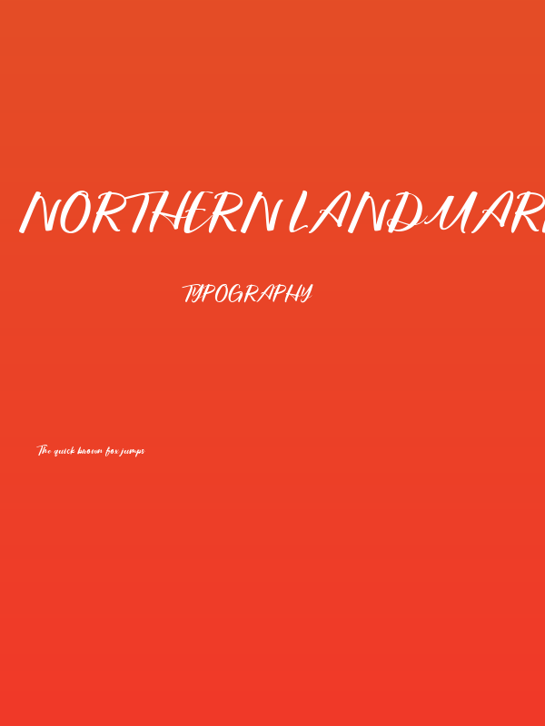 Northern Landmark Regular Poster