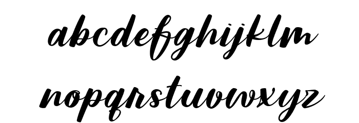 Northern Landmark Regular Font LOWERCASE