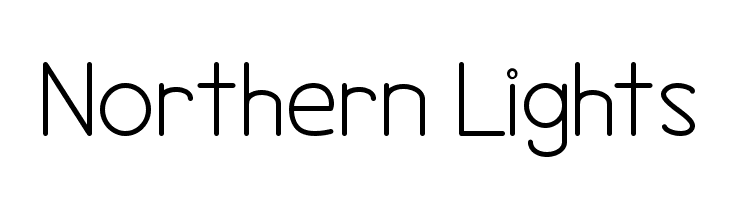 Northern Lights  Fuentes Gratis Descargar