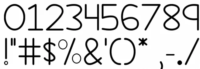 Northern Lights Font OTHER CHARS