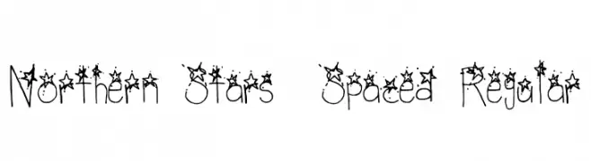 Northern Stars _ Spaced Regular Шрифта