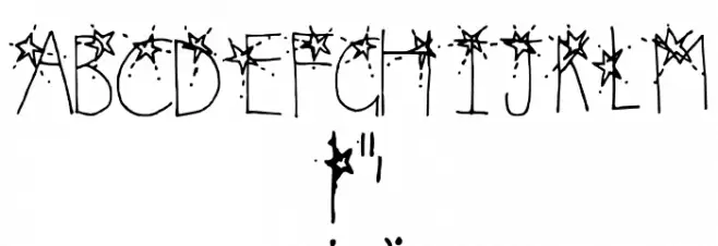 Northern Stars _ Spaced Regular Шрифта ДРУГИЕ символов