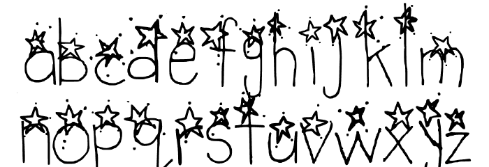 Northern Stars _ Spaced Regular Шрифта строчной