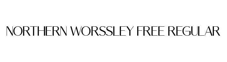 Northern Worssley Free Regular  les polices de caractères gratuit tlcharger