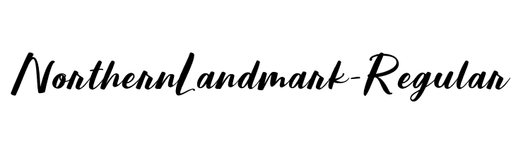 NorthernLandmark-Regular  नि: शुल्क फ़ॉन्ट्स डाउनलोड