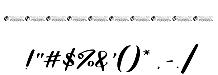 NorthernLandmark-Regular Font OTHER CHARS
