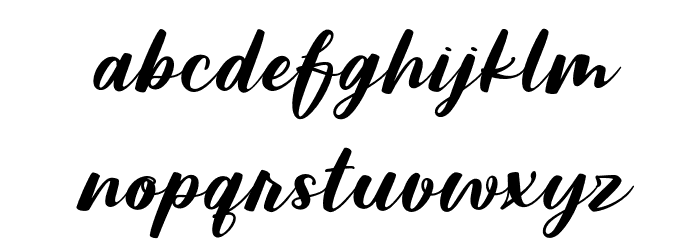 NorthernLandmark-Regular Font LOWERCASE