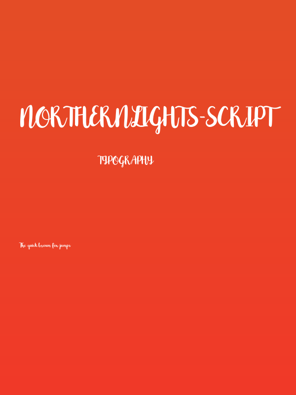 NorthernLights-Script Poster