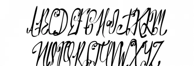 NorthernMontgomery フォント 大文字