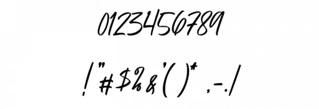 Northgate Font OTHER CHARS