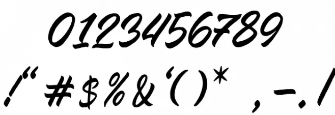 Northing Font OTHER CHARS