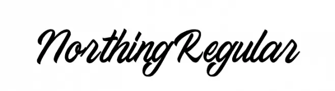 NorthingRegular  Frei Schriftart Herunterladen