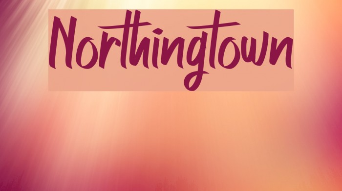 Northingtown Font examples