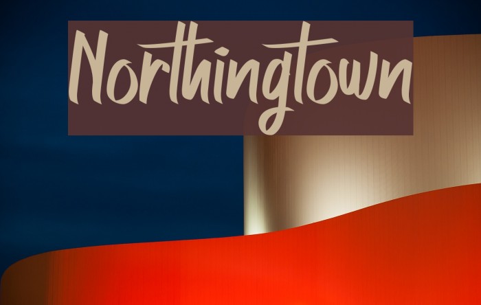 Northingtown Font examples