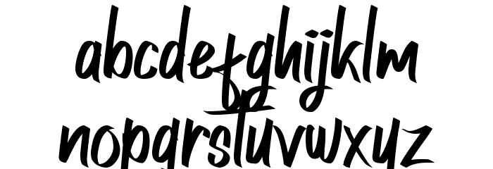 Northingtown Font LOWERCASE
