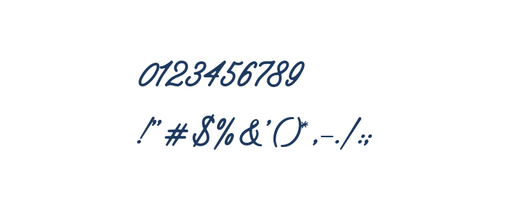 Northland Script regular Other Characters