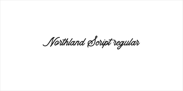 Northland Script regular Logo