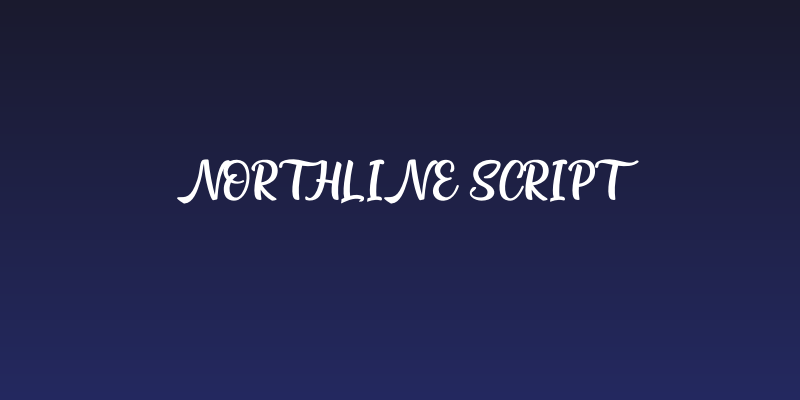 Northline Script Social Header