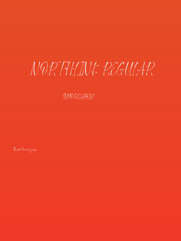 Northlink Regular Poster