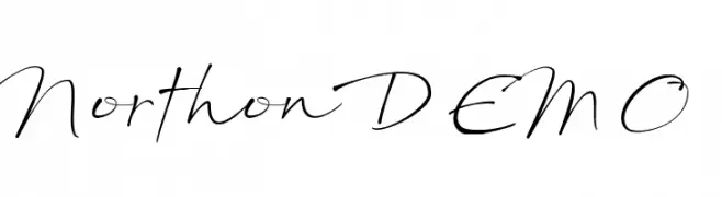 Northon DEMO  Frei Schriftart Herunterladen