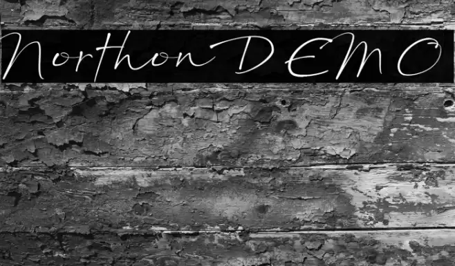 Northon DEMO Font examples