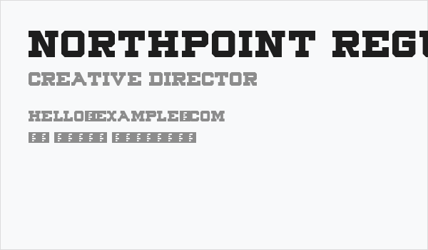 Northpoint Regular Business Card