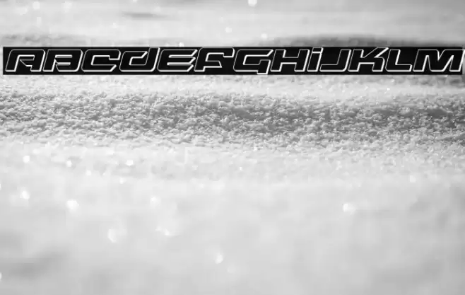 Northstar 3D Italic Font examples