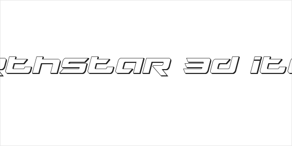 Northstar 3D Italic Logo