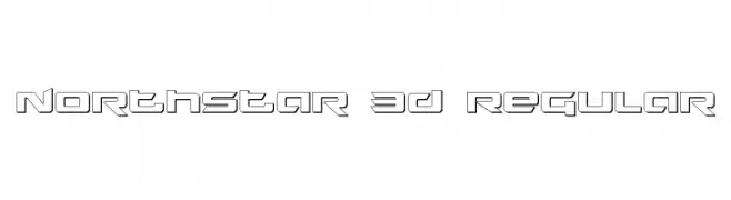 Northstar 3D Regular  Fuentes Gratis Descargar