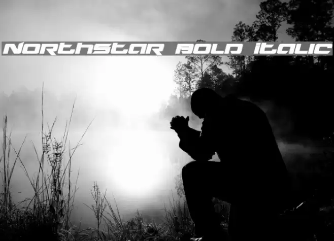 Northstar Bold Italic Font examples