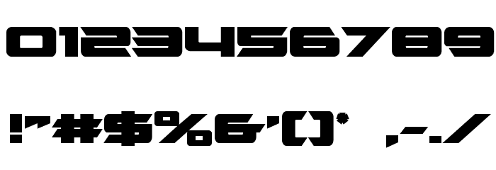 Northstar Bold Font OTHER CHARS