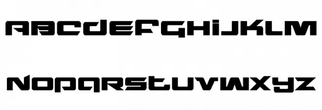 Northstar Bold Schriftart Groß