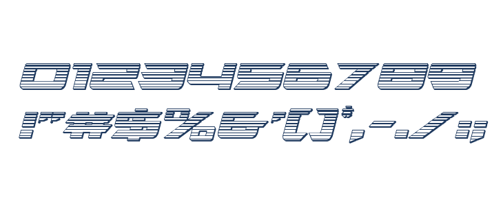 Northstar Chrome Italic Other Characters