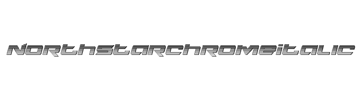 Northstar Chrome Italic  Frei Schriftart Herunterladen