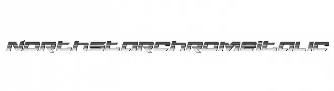 Northstar Chrome Italic  フリーフォントのダウンロード